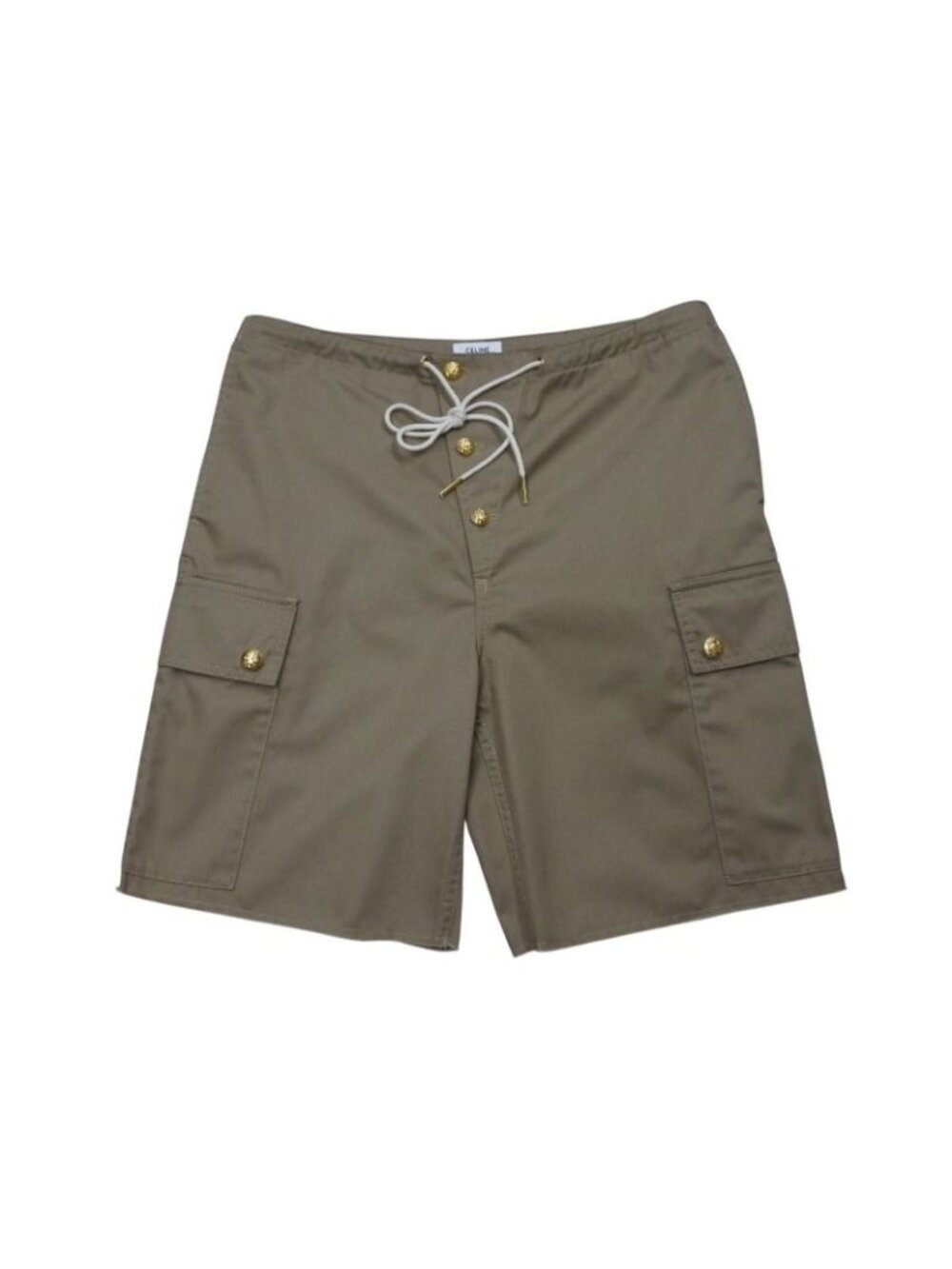 Celine Cargo Shorts 36 Cutoff Beige
